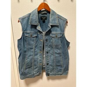 Vintage, 90’s Eddie Bauer Women’s Denim Vest, Size L